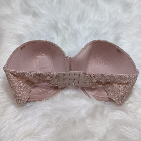 VS Victoria's Secret Tan Strapless Dream Angels Bra // Size 34DDD - Picture 2 of 4